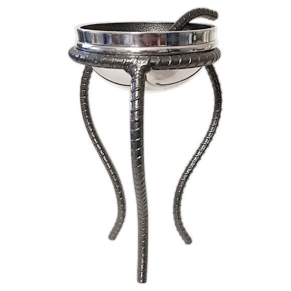 Inspired Generations Benzy Bowl With Stand Spoon Metal Witchy Goth‎ Whimsigoth. - Picture 10 of 16